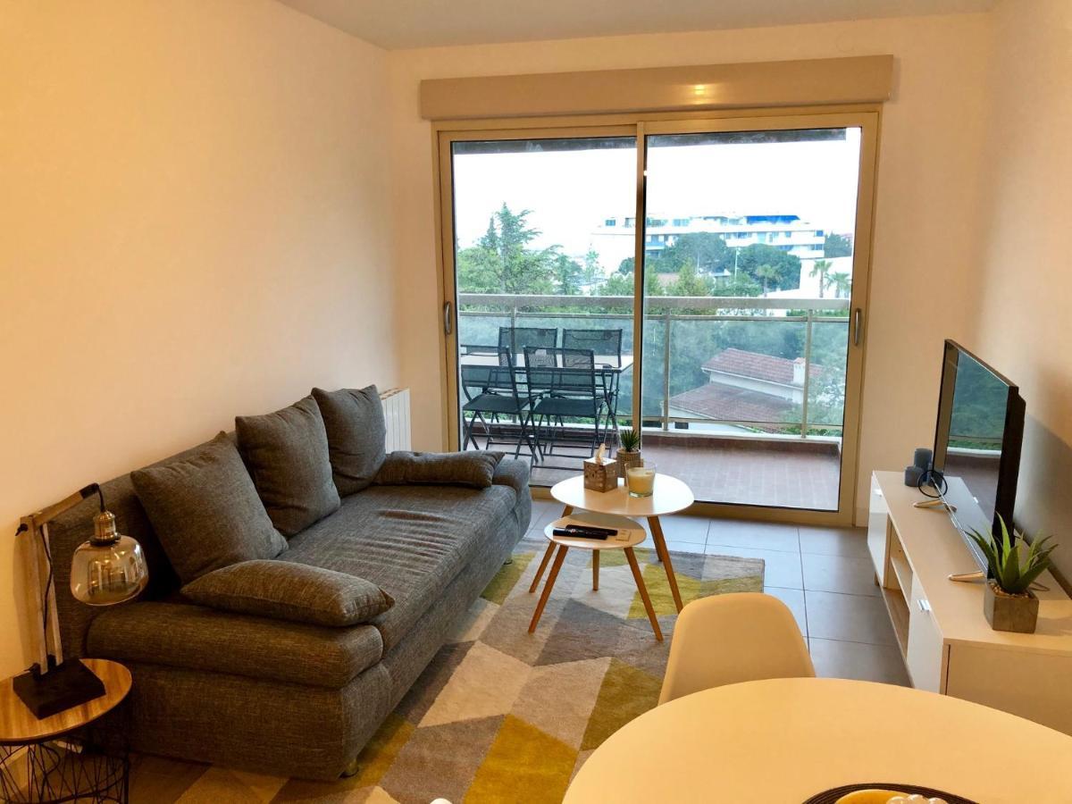 Appartement Neuf, Piscine, Terrasse, Vue Mer. Cannes Exterior foto